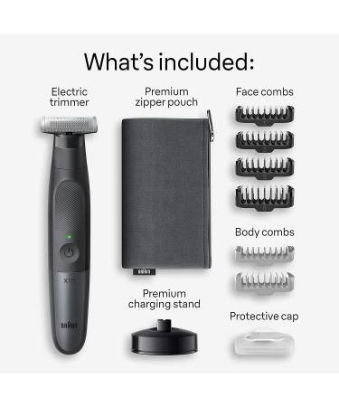 Braun Series XT5 5300 Hybrid Electric Trimmer | Waterproof Beard & Body Groomer with SkinSecure Two-Way Comb & Flex Head | Fast Shipping Worldwide - Buy Online on GoSupps.com