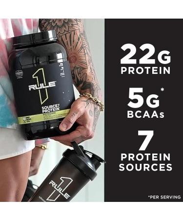 Source 7 Protein - Pistachio Gelato 2 lbs | 22g Protein 10g EAAs Velvety Smooth Texture - Premium Gelato-Inspired Flavor for Optimal Nutrition - Buy Online on GoSupps.com