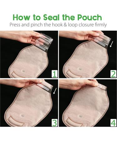 LotFancy 10 PCS Colostomy Bag - One Piece Drainable Pouches for Ostomy Care (Pack of 10) - Buy Online on GoSupps.com