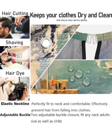 Visesunny Barber Cape - Seascape Boat Lighthouse Oil Painting | Anti-Static Water-Resistant Hair Cutting Salon Apron - Buy Online on GoSupps.com