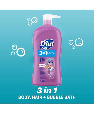 Dial Kids 3in1 Body+Hair+Bubble Bath Lavender - 32oz - Buy Online on GoSupps.com