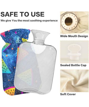Shop Naanle 2L Abstract Rainbow Watermelon Hot Water Bottle - Pain Relief & Heat Therapy for Bed Hand & Foot - Buy Online on GoSupps.com