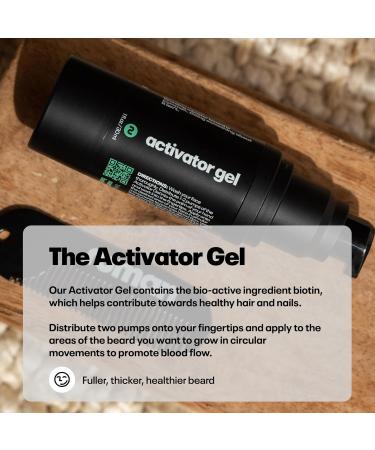 Numan Grooming Beard Growth Kit - Activator Serum, Derma Roller, Cleanser & Beard Comb for Fuller, Stronger Beard - Buy Online on GoSupps.com