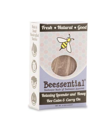 Beessential Relaxing Bar Soap Lavender And Honey 5 Ounce