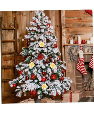 Zerodeko 150 Pcs Christmas Candy Decorations Christmas Sto Christmas Garland Decorations Hanging Diy Jewelry Candy Christmas Ornaments Peppermint Decor Christmas Tree Acrylic Light Post Yellowx3pcs 2.2X2.2X0.5cmx3pcs - Buy Online on GoSupps.com