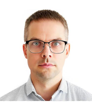 Vintage Mini Reading Glasses - Metal Frame Plastic Lenses - Black 1.0 Diopter - Unisex Reading Aid - Buy Online on GoSupps.com