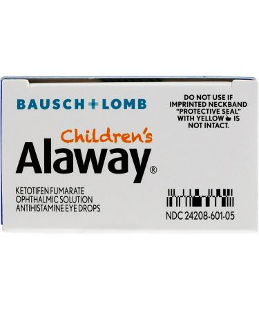 Bausch + Lomb Alaway Children's Antihistamine Eye Drops - 0.17 oz (5mL) - Buy Online on GoSupps.com