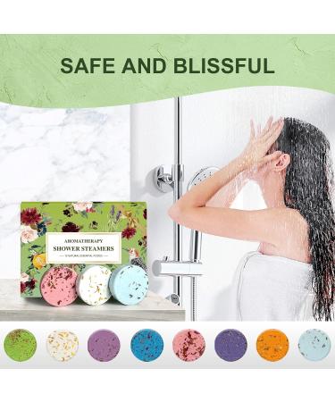 Shower Steamers Aromatherapy 12 Pcs - Essential Oil Shower Bombs for Anxiety Relief & Relaxation - Perfect Gifts for Women - 1.06 oz (Pack of 12) - Buy Online on GoSupps.com