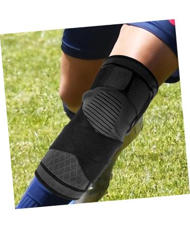 Optimized Meta Title: "Happyyami Lace-up Nylon Knee Pads - Comfortable Running Knee Protector & Support for Outdoor Activities | Portable Knee Brace - Perfect Fit 28x16 CM - Buy Now - Buy Online on GoSupps.com