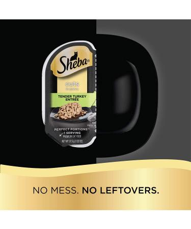 Sheba Perfect Portions Cuts in Gravy Wet Cat Food Variety Pack - Chicken and Turkey - 2.6 oz (12 Pack) - Buy Online on GoSupps.com