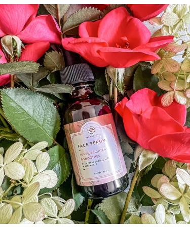 All-Natural Face Serum with Hyaluronic Acid & Vitamins A C E - Youth Restoring & Brightening for All Skin Types - 1 oz - Buy Online on GoSupps.com