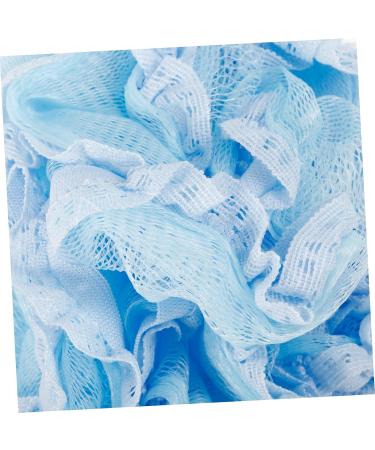 Sky-Blue Bath Sponge Lace Shower Ball Scrubber - Premium Home Bathroom Essential - International Shipping Available - Buy Online on GoSupps.com