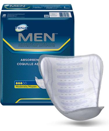 Tena Men's Incontinence Guards, Moderate Absorbency - 144 Count (3 Packs of 48) - Buy Online on GoSupps.com