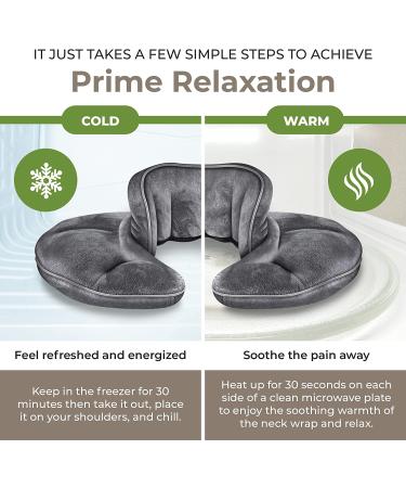 Heating Pad for Neck and Shoulders - Pain Relief Wrap for Neck and Shoulders - Microwavable Heat Therapy - Buy Online on GoSupps.com