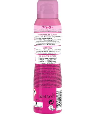 Buy Fa Pink Passion Spray Deodorant 150ml - 0% Aluminum Salts | International Shipping Available - Buy Online on GoSupps.com