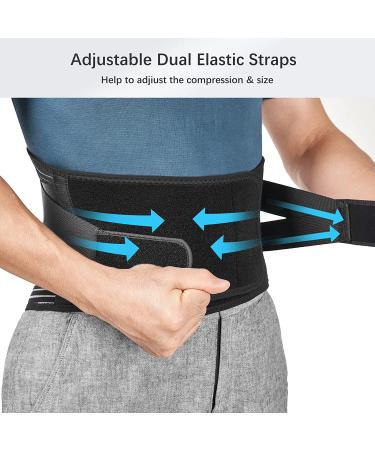 Heyouth Back Support Belt for Men & Women - Lumbar Pain Relief Breathable Lower Back Bandage for Sciatica & Herniated Discs - Buy Online on GoSupps.com