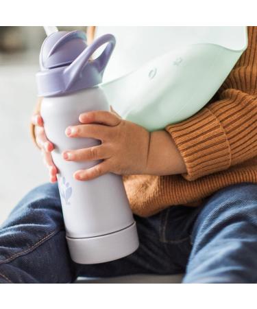 Green Sprouts Sprout Ware Straw Bottle 10oz - Blueberry | Plant-Plastic & Silicone | Dishwasher Safe | Grows with Baby | Hormone-Tested - Buy Online on GoSupps.com