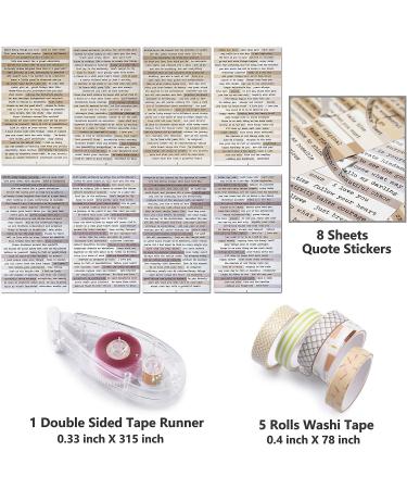 JOYCHOIC Vintage Scrapbooking Kit for Bullet Journaling and Arts Crafts - Large Collection of Aesthetic Supplies for Beginners, Teens, and Girls - Buy Online on GoSupps.com