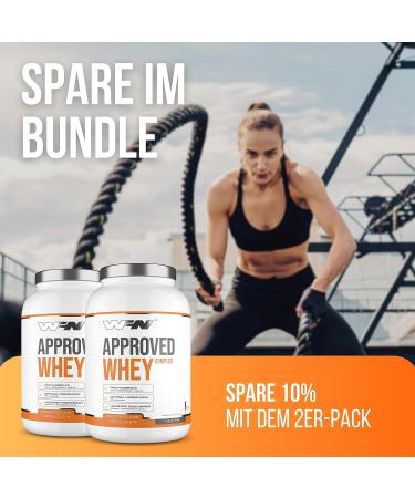 WFN APPROVED Whey Protein Powder - Neutral & Unsweetened 2x1kg Whey Isolate with Lactase Highly Soluble 66 Portions Made in Germany Lab Tested Quality - Buy Online on GoSupps.com