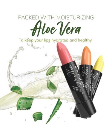Magic Kiss Color Changing Matte Lipstick Set with Aloe Vera - Colors of Aloha 2 | Made in USA - Buy Online on GoSupps.com