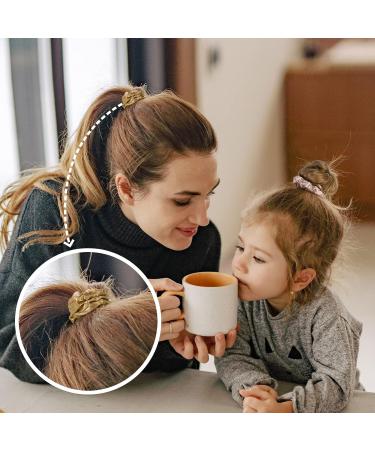 Amazer Hair Clips for Thick Hair - 4 Pack Neutral Colors Matte Hair Claw Clips with 2 Hair Scrunchies - Natural Yellow & Light Brown - Buy Online on GoSupps.com