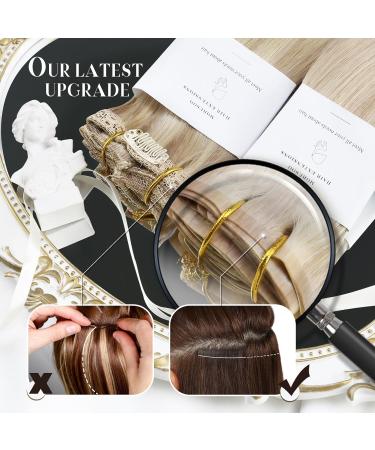 Moresoo Seamless Clip in Human Hair Extensions Brown #2 - 20 120g Full Head Remy Hair - Buy Online on GoSupps.com