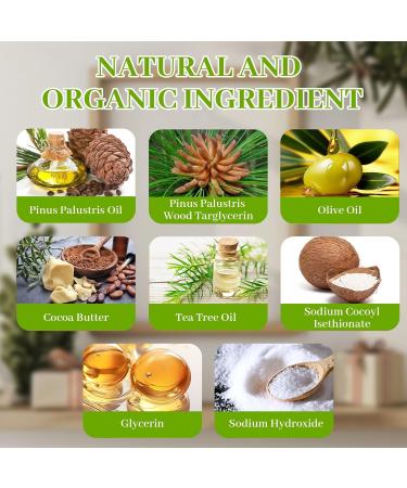 Pine Tar Body Wash Soothing Mens Shower Gel for Sensitive Skin Dandruff Wash Shampoo Body Odor Deodorant for Men Sensitive Skin Soap Made With Natural Pine Tar Oils 10fl oz - Buy Online on GoSupps.com