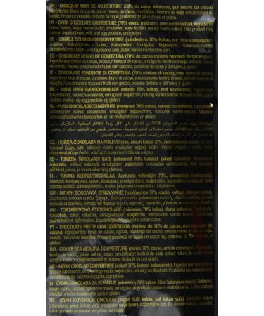 Valrhona Guanaja Dark Chocolate 70% Cacao Feves - 6.56 lb Bag for Baking - 1 Pack - Buy Online on GoSupps.com