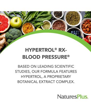 Nature's Plus Hypertrol RX Blood Pressure Support - 60 Tablets for Healthy Circulation - Buy Online on GoSupps.com