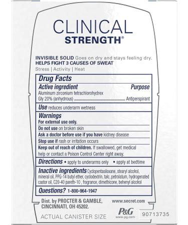 Secret Clinical Completely Clean 0.5 oz - Long-Lasting Odor Protection - Buy Online on GoSupps.com