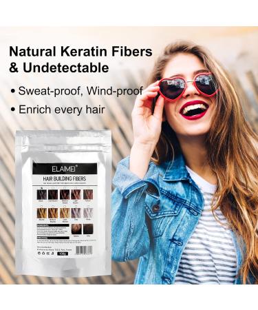 Germinal Fiber Keratin Hair Fiber Special Fiber Hair Powder for Men and Women (Medium Brown 100G) - Buy Online on GoSupps.com