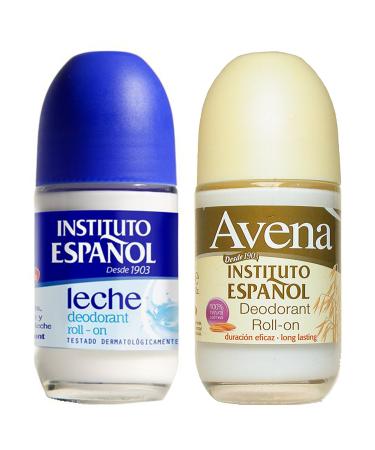 Instituto Espanol 24 Hour Avena Deodorant Roll On Combo (2 Pack).. HPVagr