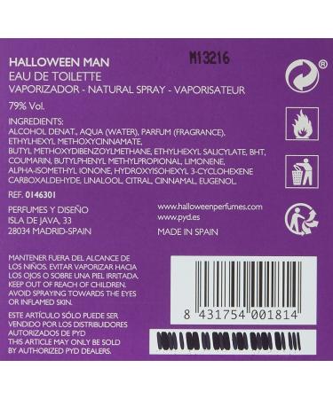 J. Del Pozo Halloween Man Eau de Toilette Spray for Men 6.8 Ounce 6.8 Fl Oz (Pack of 1) - Buy Online on GoSupps.com