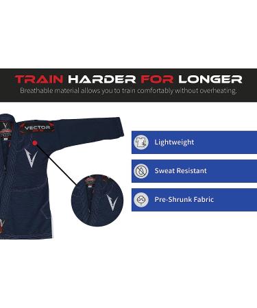 Vector Sports Brazilian BJJ Gi for Kids - Durable 100% Cotton Uniform in White with Free Belt - Buy Online on GoSupps.com