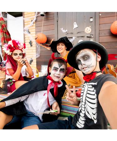 Halloween Makeup Set - 36 PCs Ultimate Family Party Pack for Easy On & Easy Off. Perfect for Halloween Party Suppiles - Buy Online on GoSupps.com