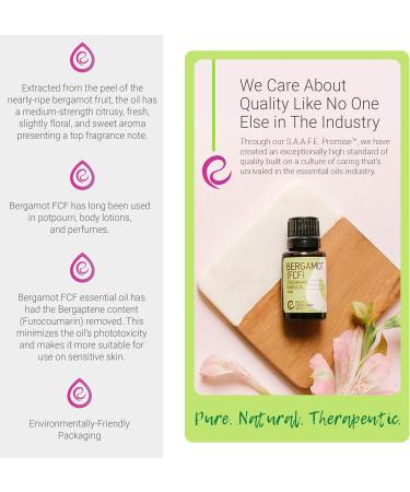 Shop Rocky Mountain Oils Bergamot Essential Oil FCF - Natural Aromatherapy for Diffusers Massage Therapy & Skin Care - 15ml - Buy Online on GoSupps.com