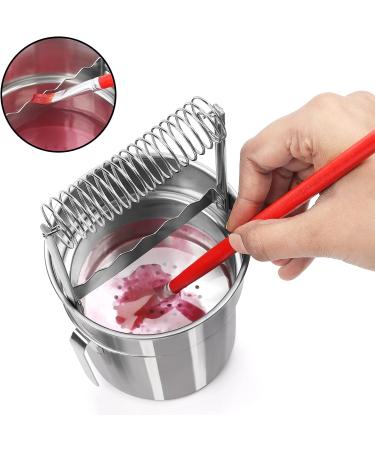Kurtzy Stainless Steel Paint Brush Cleaner - Portable Double Layer Artist Washer with Leak Proof Design and Removable Filter Screen - Ideal for Oil Art Painting - Buy Online on GoSupps.com