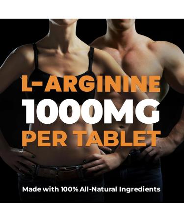New 1000mg HIGH STRENGTH L Arginine Tablets - Pure Arginine Powder Powerful Nitric Oxide Supplement Boost Protein and Creatine Synthesis Stamina and Athletic Dominance Designed for Men requiring Peak Performance and Endurance Non-GMO Gluten-Free - 180 Veg - Buy Online on GoSupps.com