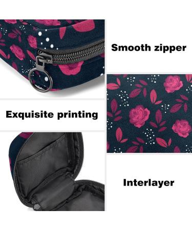 Roses Flowers Women's Menstrual Cup Pocket - Silent Storage for Teens & Women - Stylish & Convenient Binding Servant - Buy Online on GoSupps.com