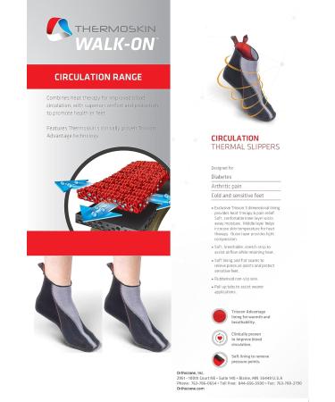 Buy Thermoskin Circulation Thermal Slippers - Black Large | Best International Shipping & Comfort - Buy Online on GoSupps.com