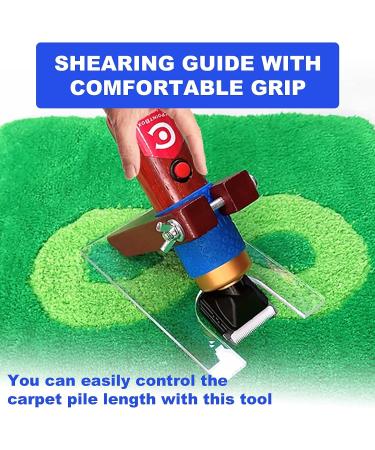 Adjustable Electric Carpet Trimmer with Shearing Guide - Low Noise Carpet Carving Clippers (200W) - Buy Online on GoSupps.com