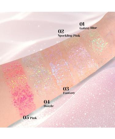  Prreal Holographic Glitter Body Gel 50ml Glitter Face Glitter Festival Accessories Chameleon Color Face Glitter Rave Outfit 04 Dazzle - Buy Online on GoSupps.com