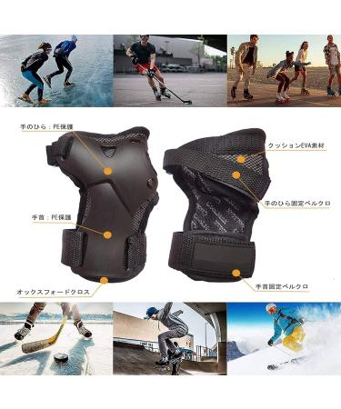 Yundxi Brace Wrist Support - Protective Impact Guards for Skating, Skateboard, Skiing, Motocross, Snowboard - Medium (1 Pair) - Buy Online on GoSupps.com