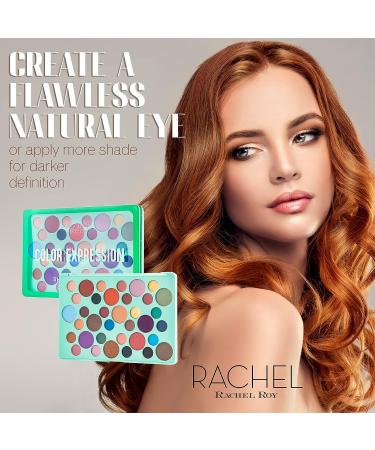 Rachel Roy 36 Color Fun Eyeshadow Palette | Vibrant Giftable Eye Makeup | Green Color Expression - Buy Online on GoSupps.com