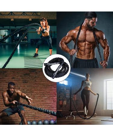 Professional 5.0LB Heavy Jump Rope for Adults - 10FT Weighted Fitness Rope for Strength Training and Endurance Workouts - Buy Online on GoSupps.com