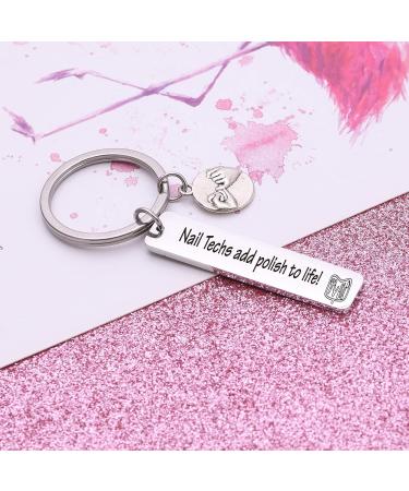 Nail Tech Gift Manicurist Keychain nail stylist Keychain Manicurist Gift Nail Technician Keychain nail stylist Jewelry Nail Friends Keychain Default - Buy Online on GoSupps.com