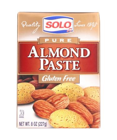 Solo Almond Paste, 8 Oz