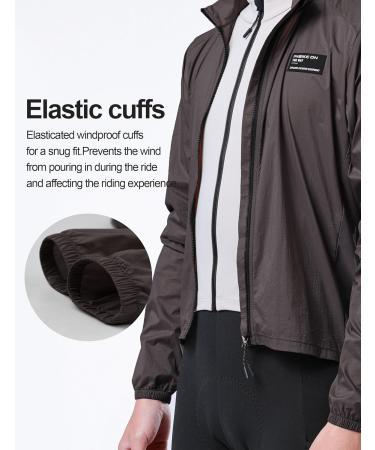 INBIKE Light Windproof Jacket - Reflective Breathable Cycling & Running Gear for Men & Women | Summer Sports Outdoor XXL Brown - Buy Online on GoSupps.com