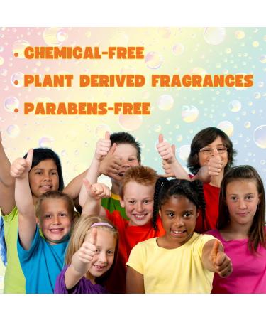 Lather Green Kids Body Wash Plant Based Gentle Moisturizer with Shea Butter Safe for Sensitive Skin Rainbow Drops 3 Pack (8 oz Each) - Buy Online on GoSupps.com