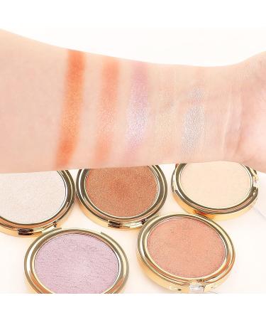 Boobeen Highlighter Powder Palette - Shimmer Illuminator for Face Makeup - Long Lasting Glow for Brighter Skin 03 - Buy Online on GoSupps.com